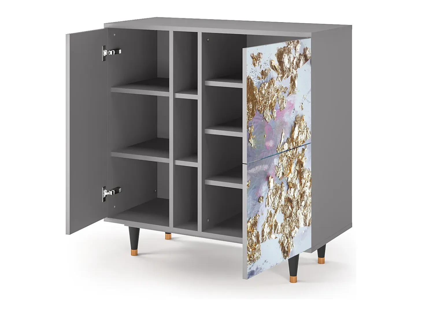Aparador - 94х96х41 cm - BS5 - Planet Earth, Gris