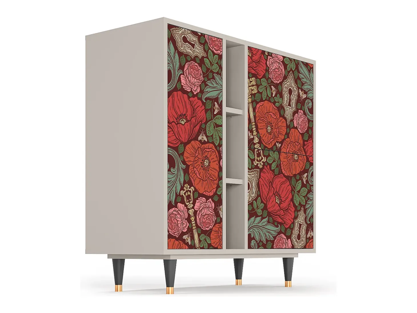 Aparador - 94х96х41 cm - BS5 - Poppy Garden, Arena