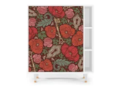 Aparador - 96х110х41 cm - BS6 - Poppy Garden, Blanco