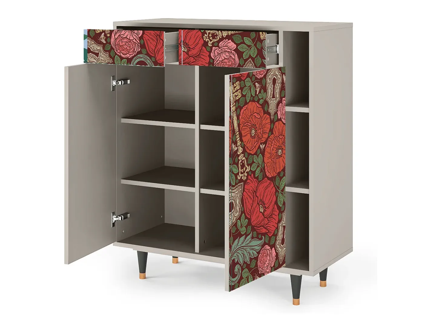 Aparador - 96х110х41 cm - BS6 - Poppy Garden, Arena