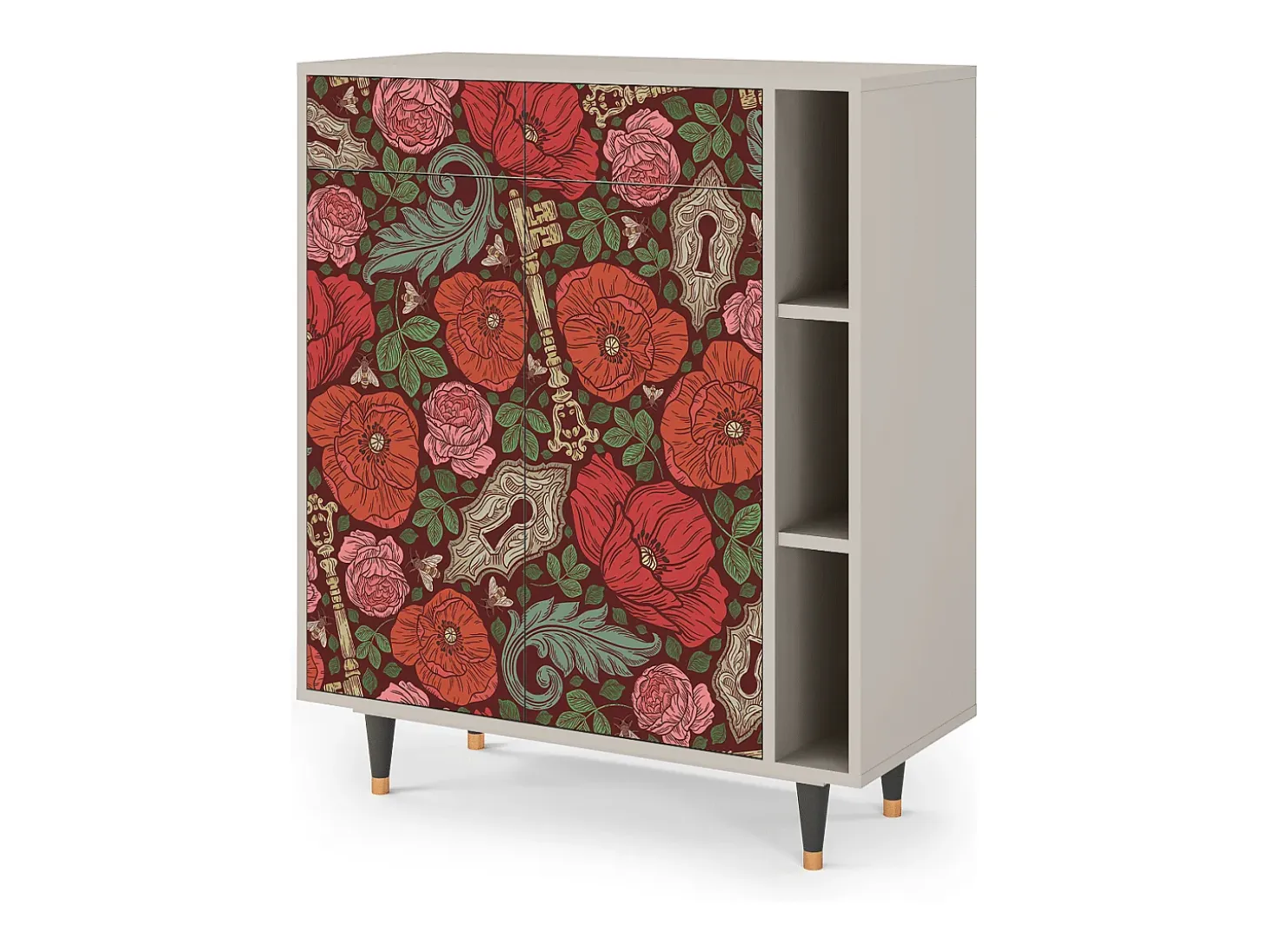 Aparador - 96х110х41 cm - BS6 - Poppy Garden, Arena