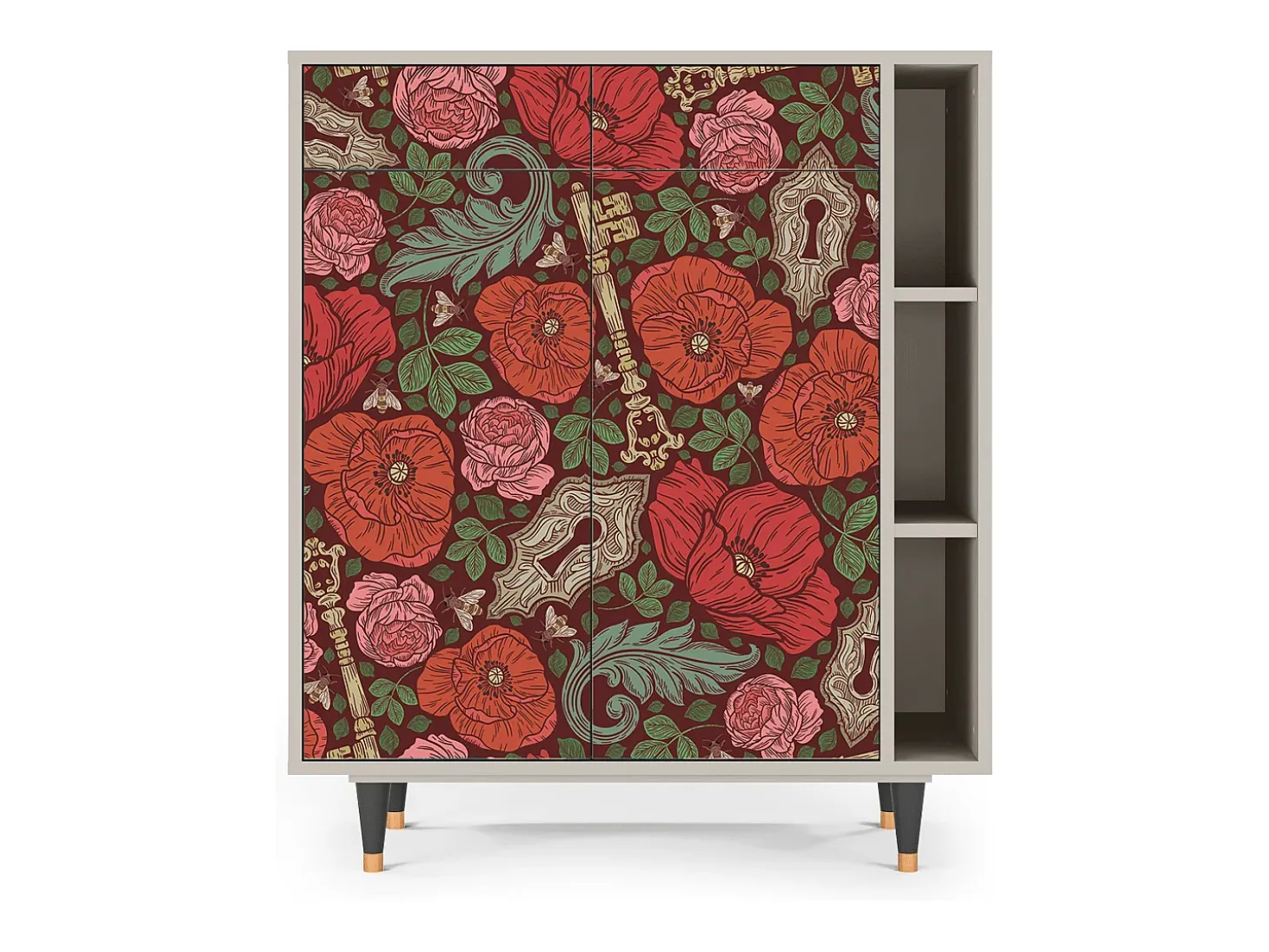 Aparador - 96х110х41 cm - BS6 - Poppy Garden, Arena