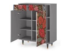 Aparador - 96х110х41 cm - BS6 - Poppy Garden, Gris