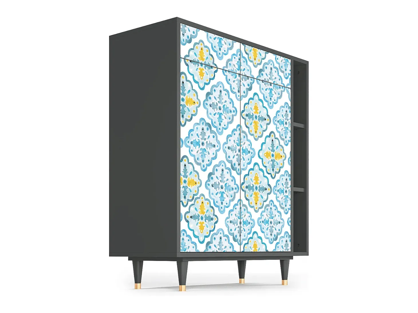 Aparador - 96х110х41 cm - BS6 - Portugese tiles, Antracita