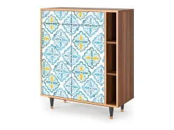 Aparador - 96х110х41 cm - BS6 - Portugese tiles, Nogal