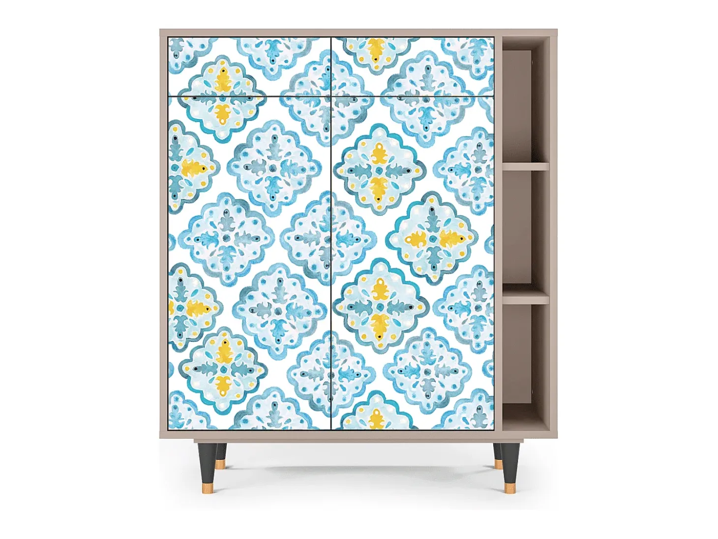 Aparador - 96х110х41 cm - BS6 - Portugese tiles, Latte