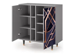 Aparador - 94х96х41 cm - BS5 - Purple Temple, Gris
