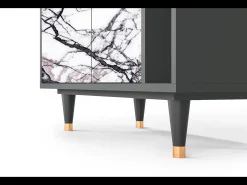 Aparador - 96х110х41 cm - BS6 - Raven Marble, Antracita