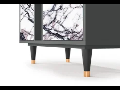 Aparador - 94х96х41 cm - BS5 - Raven Marble, Antracita