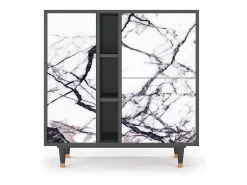 Aparador - 94х96х41 cm - BS5 - Raven Marble, Antracita