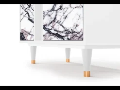 Aparador - 94х96х41 cm - BS5 - Raven Marble, Blanco