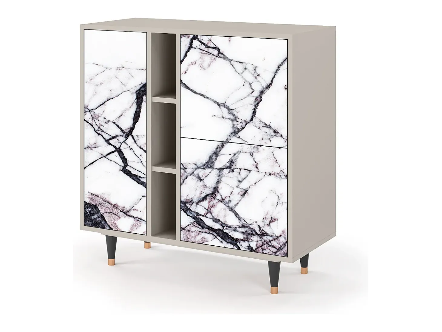Aparador - 94х96х41 cm - BS5 - Raven Marble, Arena