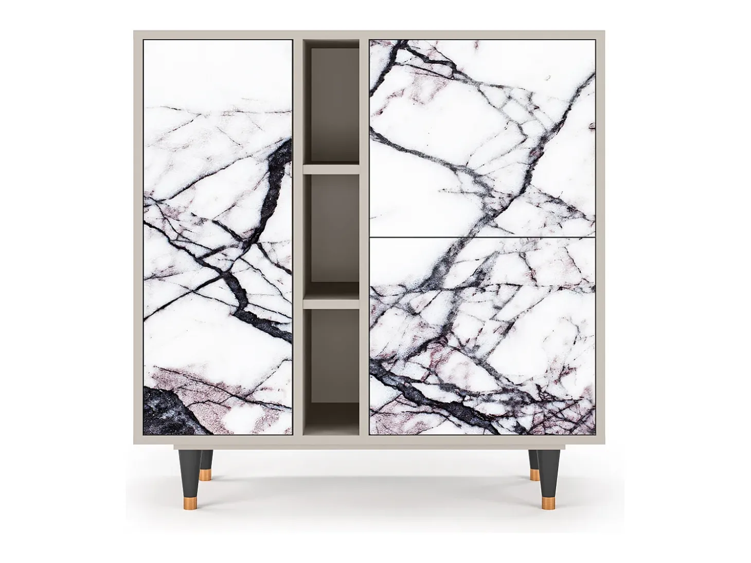 Aparador - 94х96х41 cm - BS5 - Raven Marble, Arena