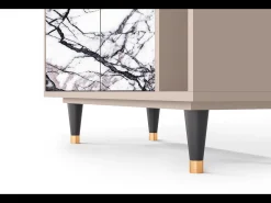 Aparador - 96х110х41 cm - BS6 - Raven Marble, Latte