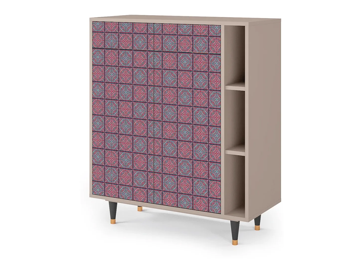 Aparador - 96х110х41 cm - BS6 - Riviera Mosaic, Latte