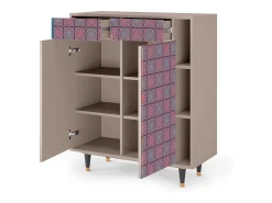 Aparador - 96х110х41 cm - BS6 - Riviera Mosaic, Latte
