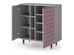Aparador - 94х96х41 cm - BS5 - Riviera Mosaic, Gris