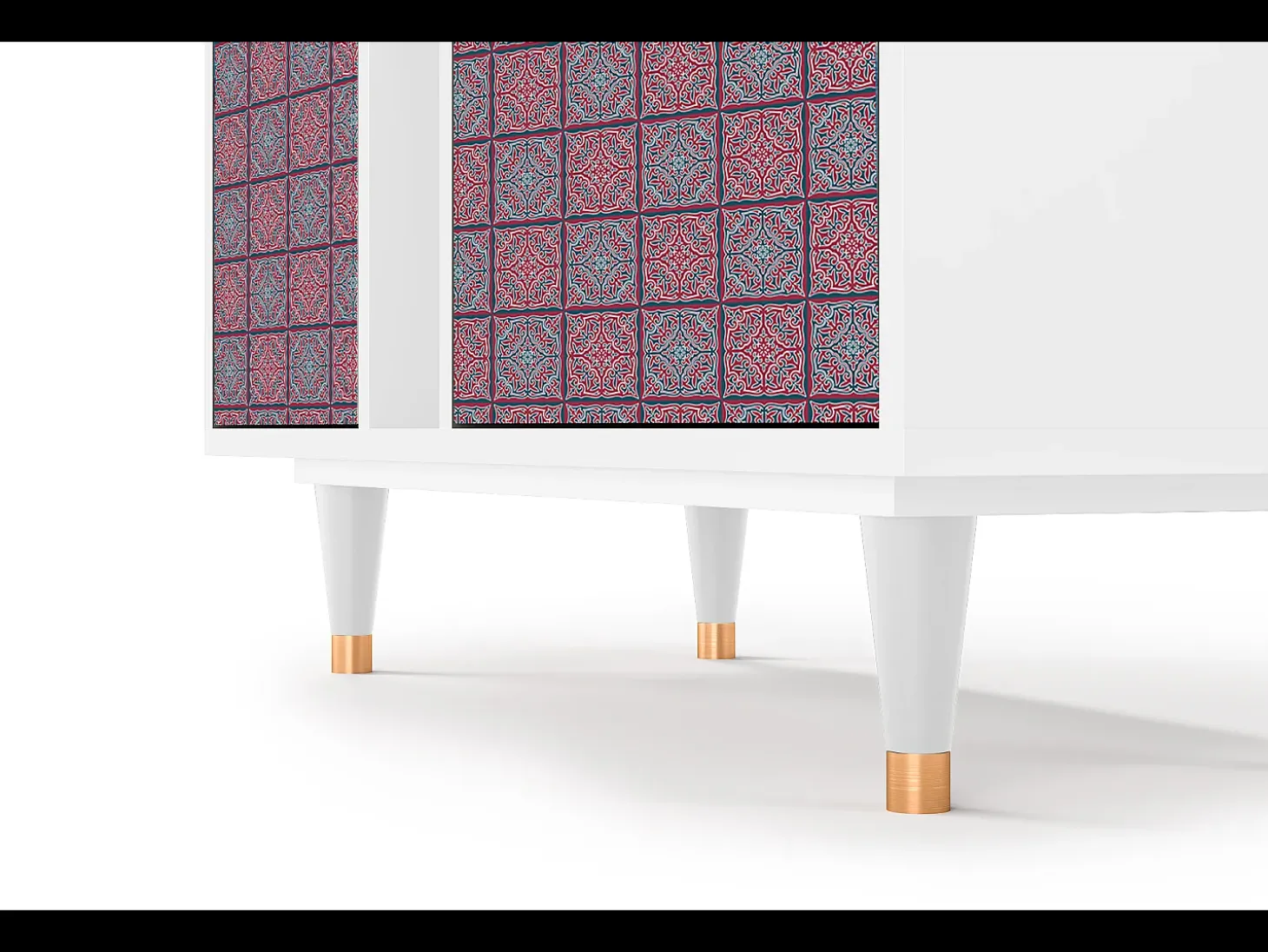 Aparador - 94х96х41 cm - BS5 - Riviera Mosaic, Blanco