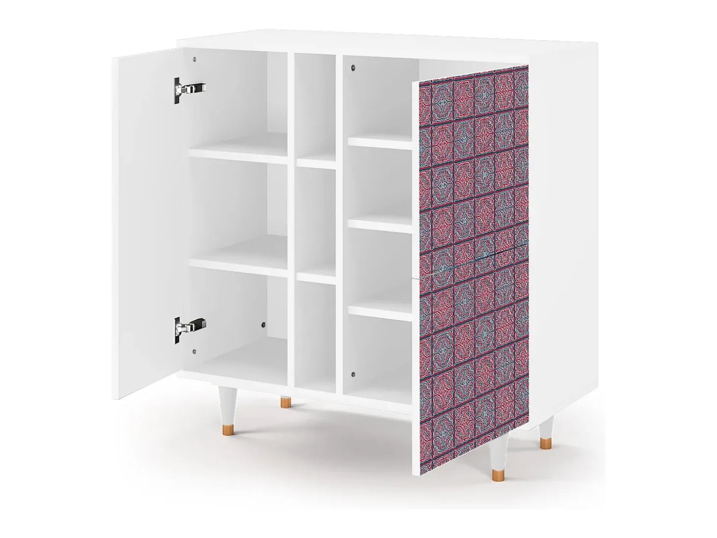 Aparador - 94х96х41 cm - BS5 - Riviera Mosaic, Blanco