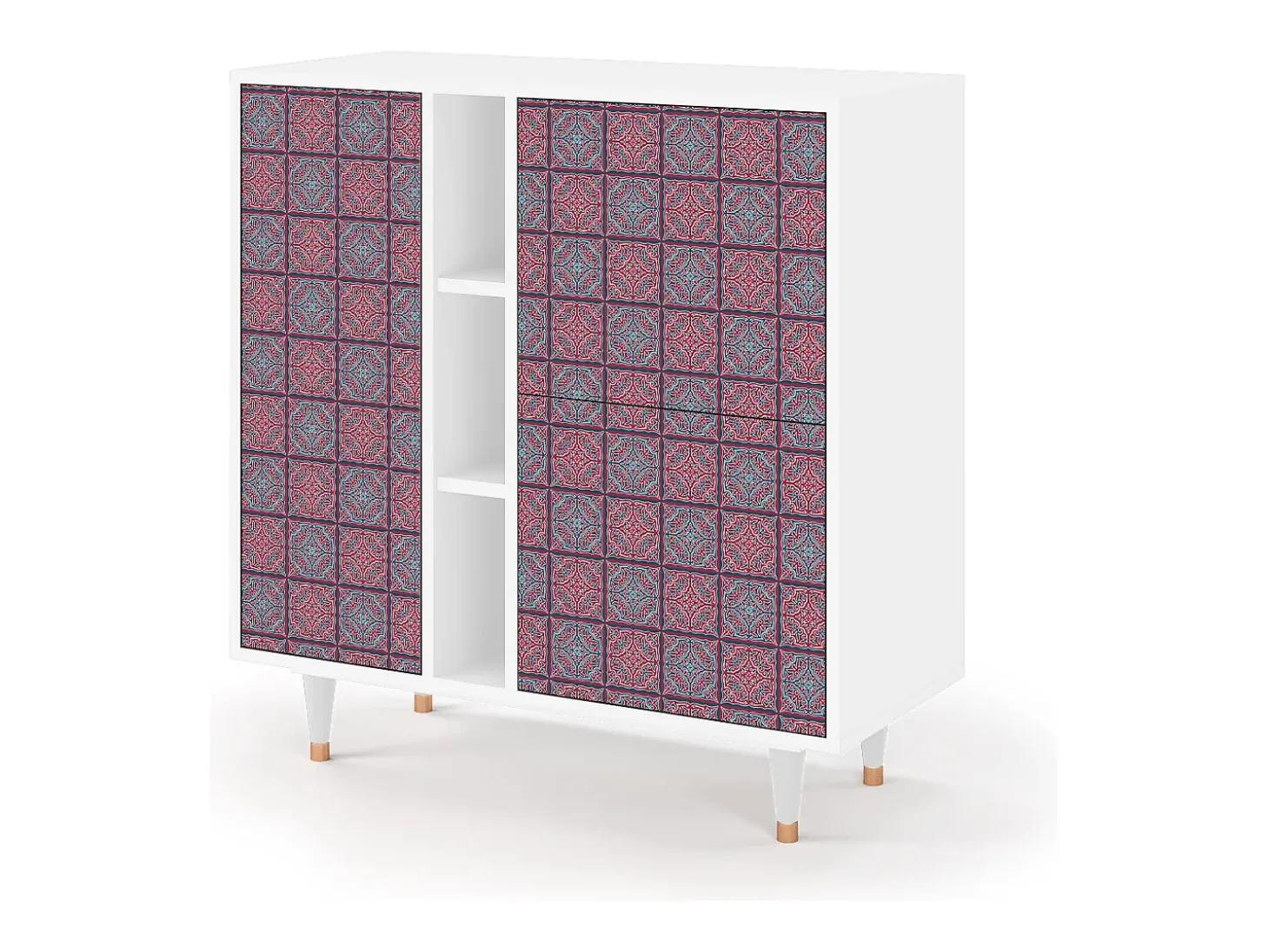 Aparador - 94х96х41 cm - BS5 - Riviera Mosaic, Blanco