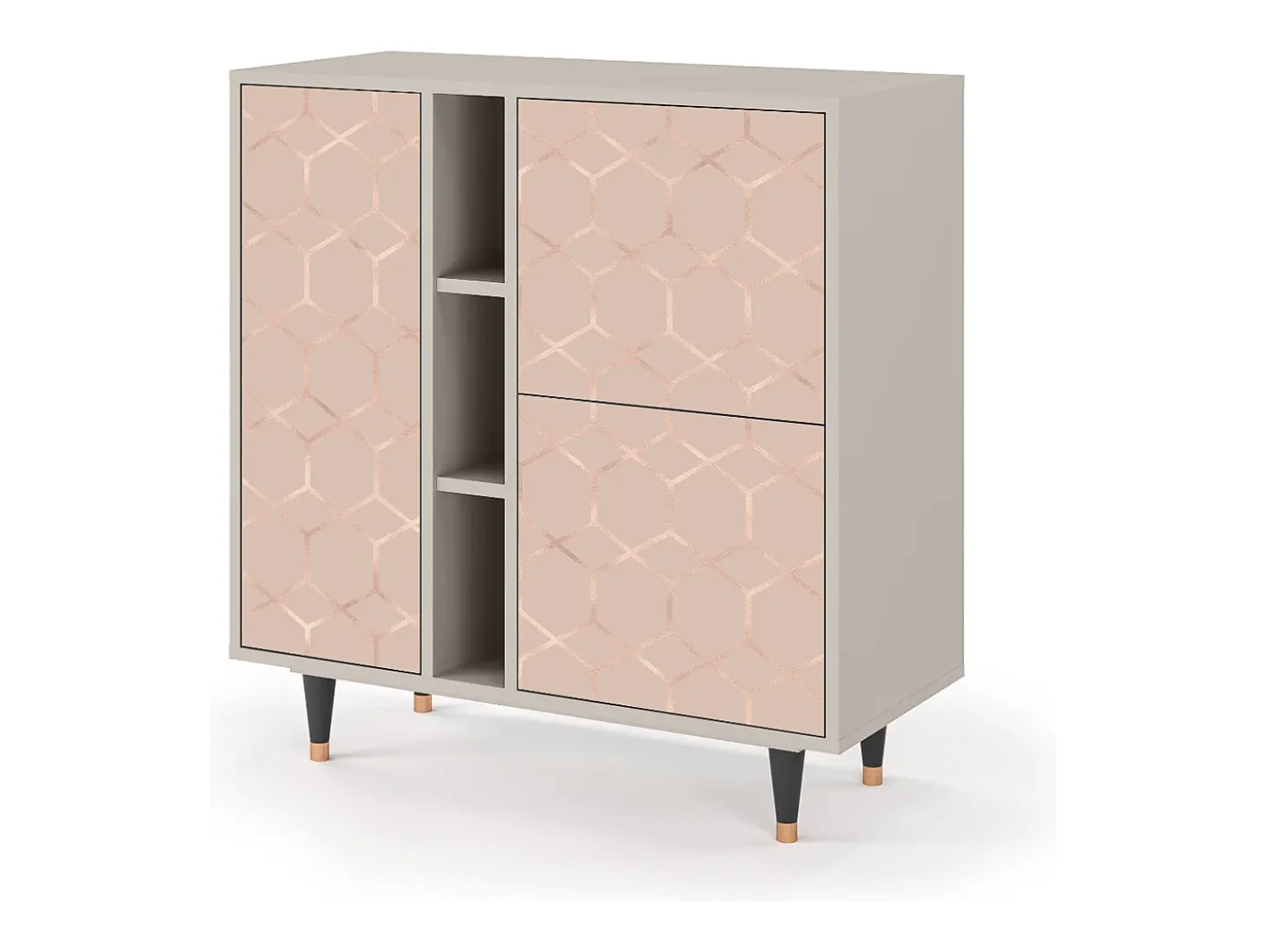 Aparador - 94х96х41 cm - BS5 - Rose Honeycomb, Arena