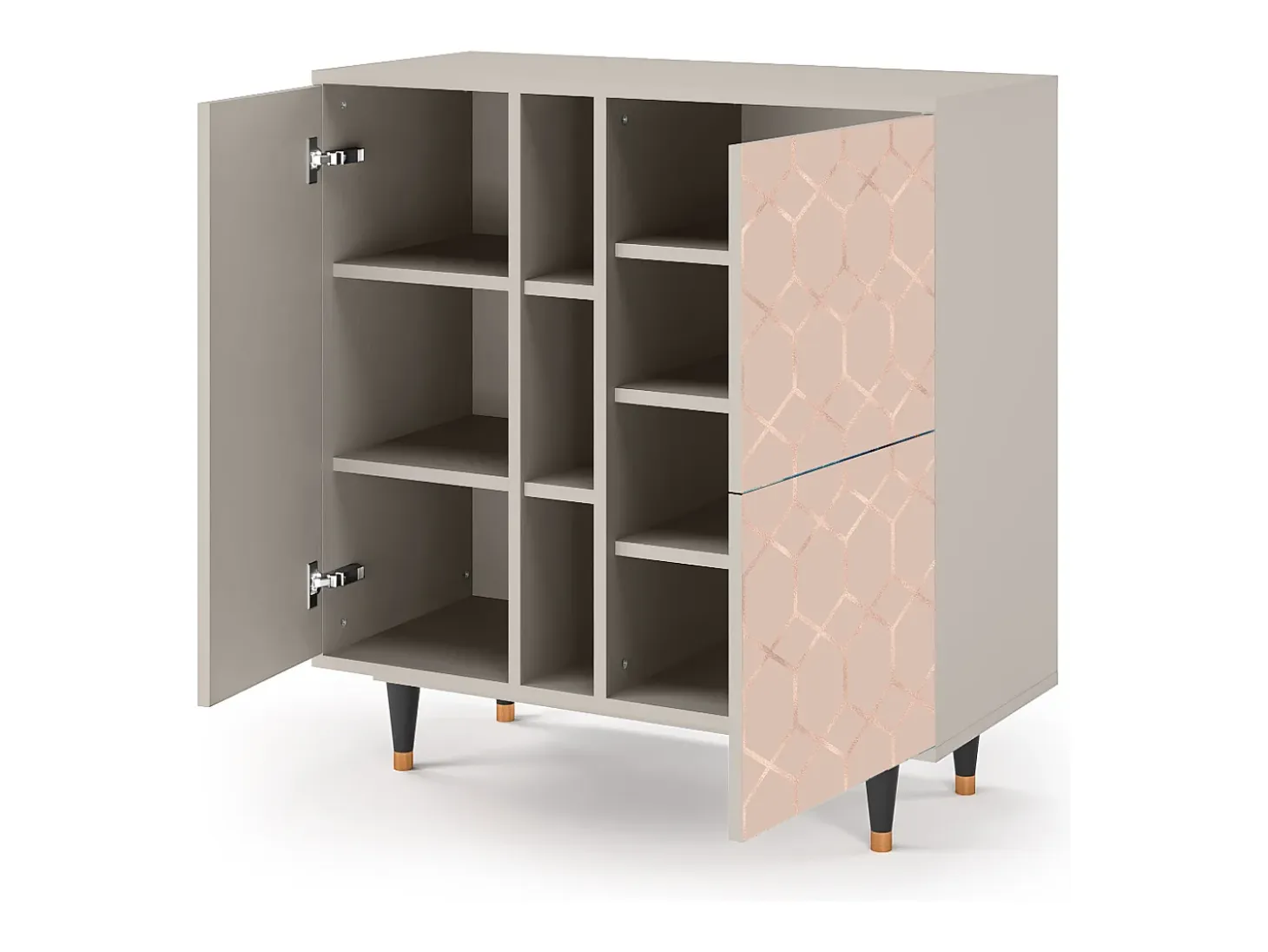 Aparador - 94х96х41 cm - BS5 - Rose Honeycomb, Arena