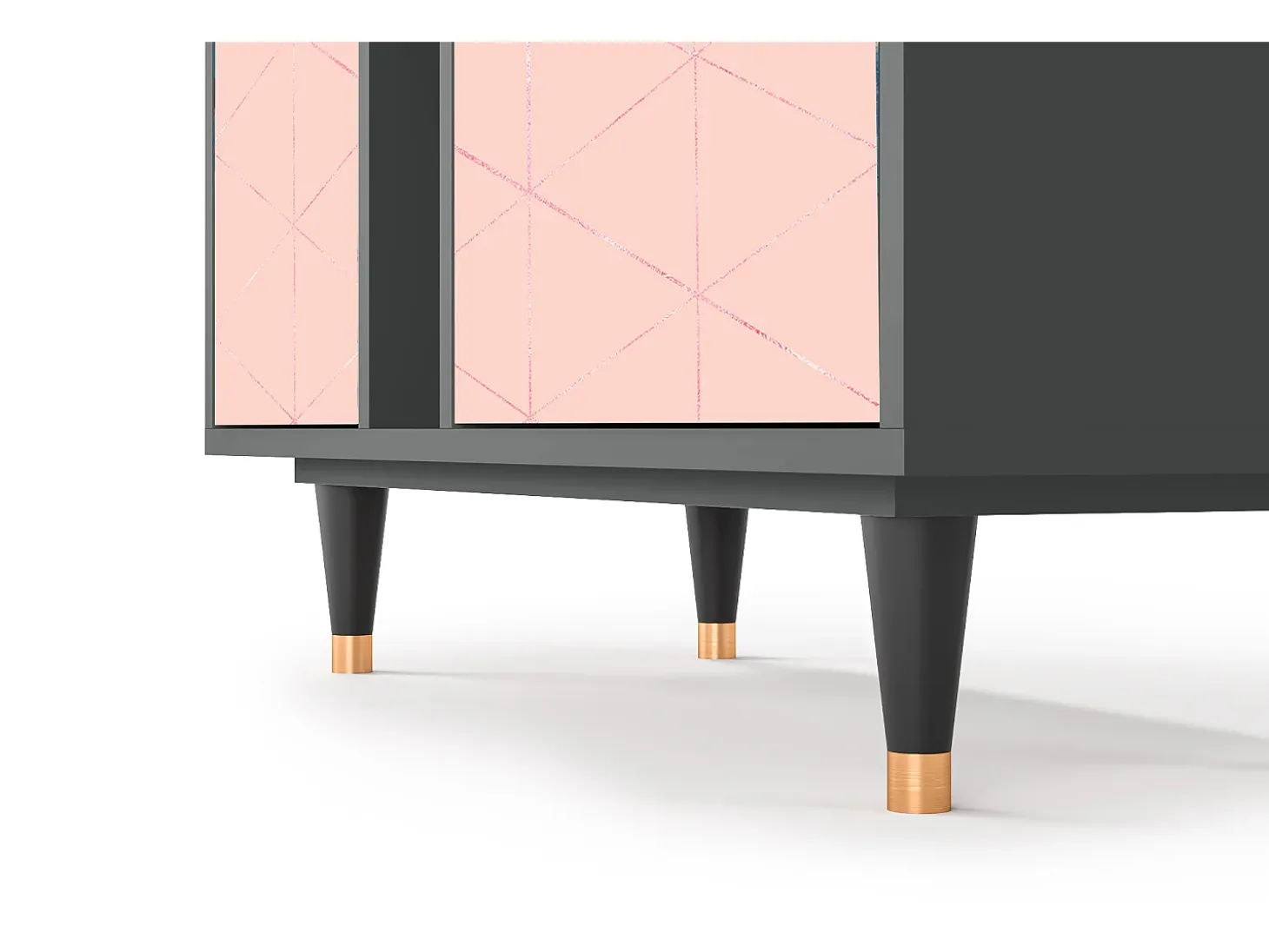 Aparador - 94х96х41 cm - BS5 - Rose Quartz, Antracita