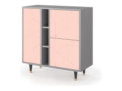 Aparador - 94х96х41 cm - BS5 - Rose Quartz, Gris