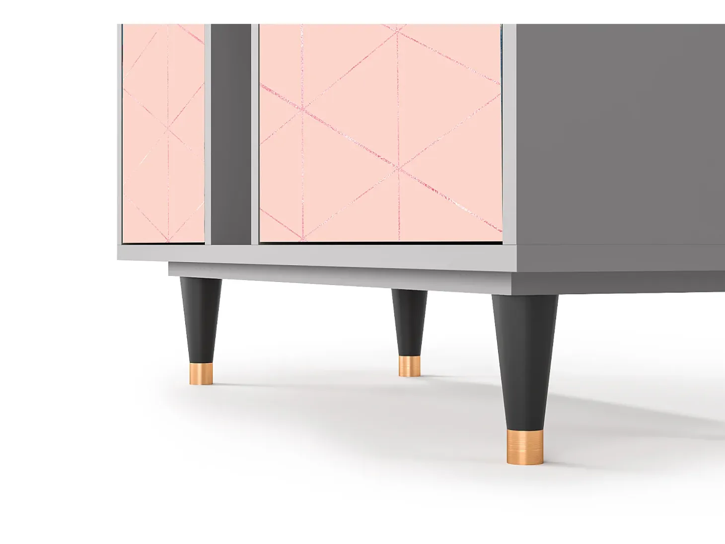 Aparador - 94х96х41 cm - BS5 - Rose Quartz, Gris