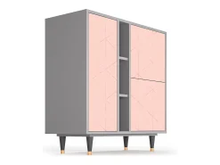 Aparador - 94х96х41 cm - BS5 - Rose Quartz, Gris