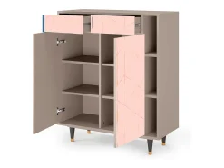 Aparador - 96х110х41 cm - BS6 - Rose Quartz, Latte