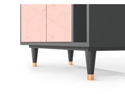 Aparador - 96х110х41 cm - BS6 - Rose Quartz, Antracita
