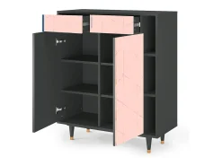 Aparador - 96х110х41 cm - BS6 - Rose Quartz, Antracita