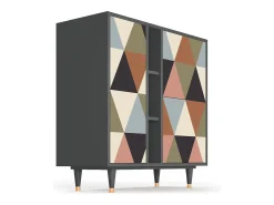 Aparador - 94х96х41 cm - BS5 - Royal Triangles, Antracita