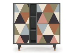 Aparador - 94х96х41 cm - BS5 - Royal Triangles, Antracita