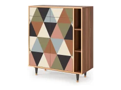 Aparador - 96х110х41 cm - BS6 - Royal Triangles, Nogal