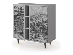 Aparador - 94х96х41 cm - BS5 - Rusticorum, Gris
