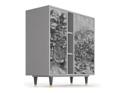 Aparador - 94х96х41 cm - BS5 - Rusticorum, Gris