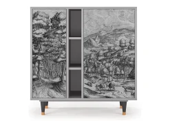 Aparador - 94х96х41 cm - BS5 - Rusticorum, Gris