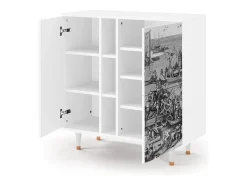 Aparador - 94х96х41 cm - BS5 - Saint Martin, Blanco