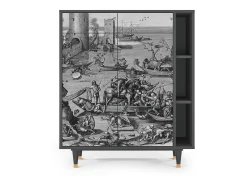 Aparador - 96х110х41 cm - BS6 - Saint Martin, Antracita