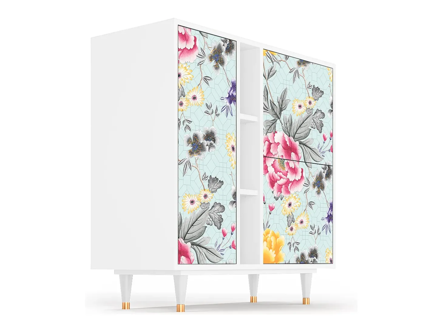 Aparador - 94х96х41 cm - BS5 - Sky Garden, Blanco