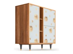 Aparador - 94х96х41 cm - BS5 - Sky Latte, Nogal