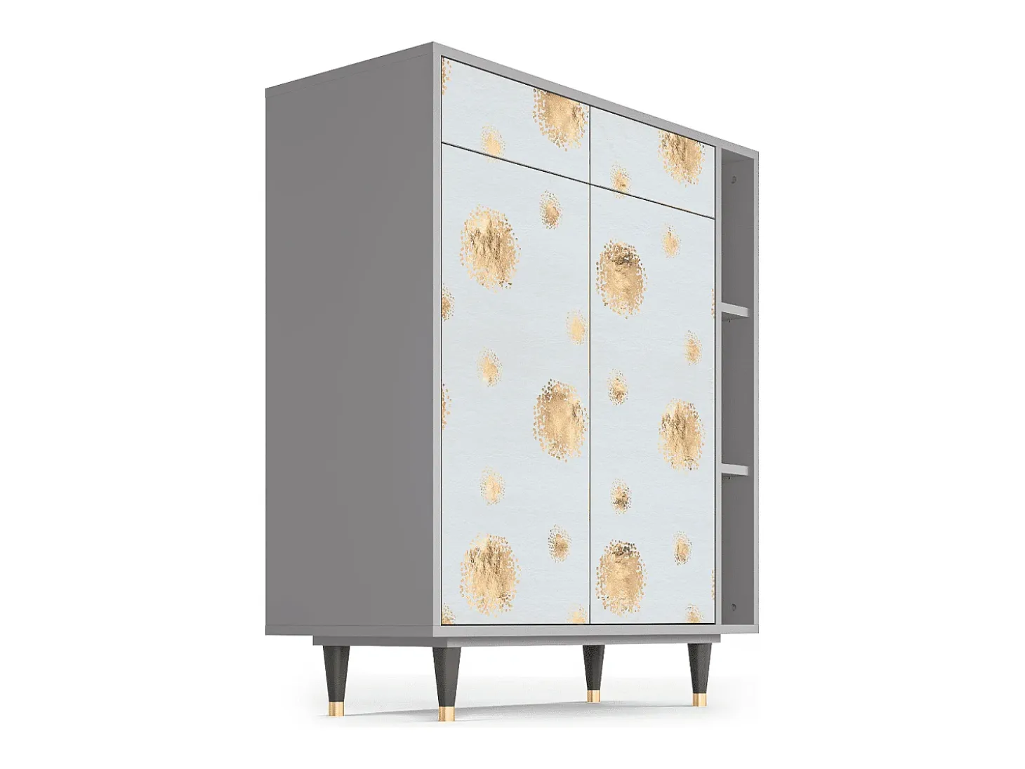 Aparador - 96х110х41 cm - BS6 - Sky Latte, Gris