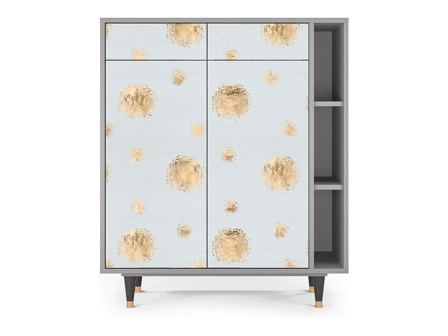Aparador - 96х110х41 cm - BS6 - Sky Latte, Gris