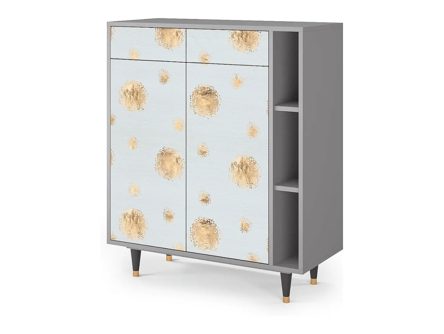 Aparador - 96х110х41 cm - BS6 - Sky Latte, Gris