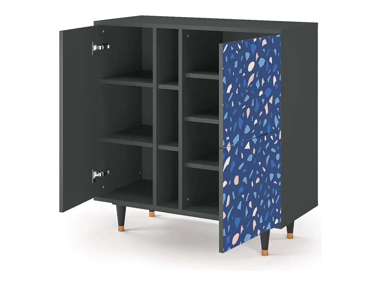 Aparador - 94х96х41 cm - BS5 - Soap Whirpool, Antracita
