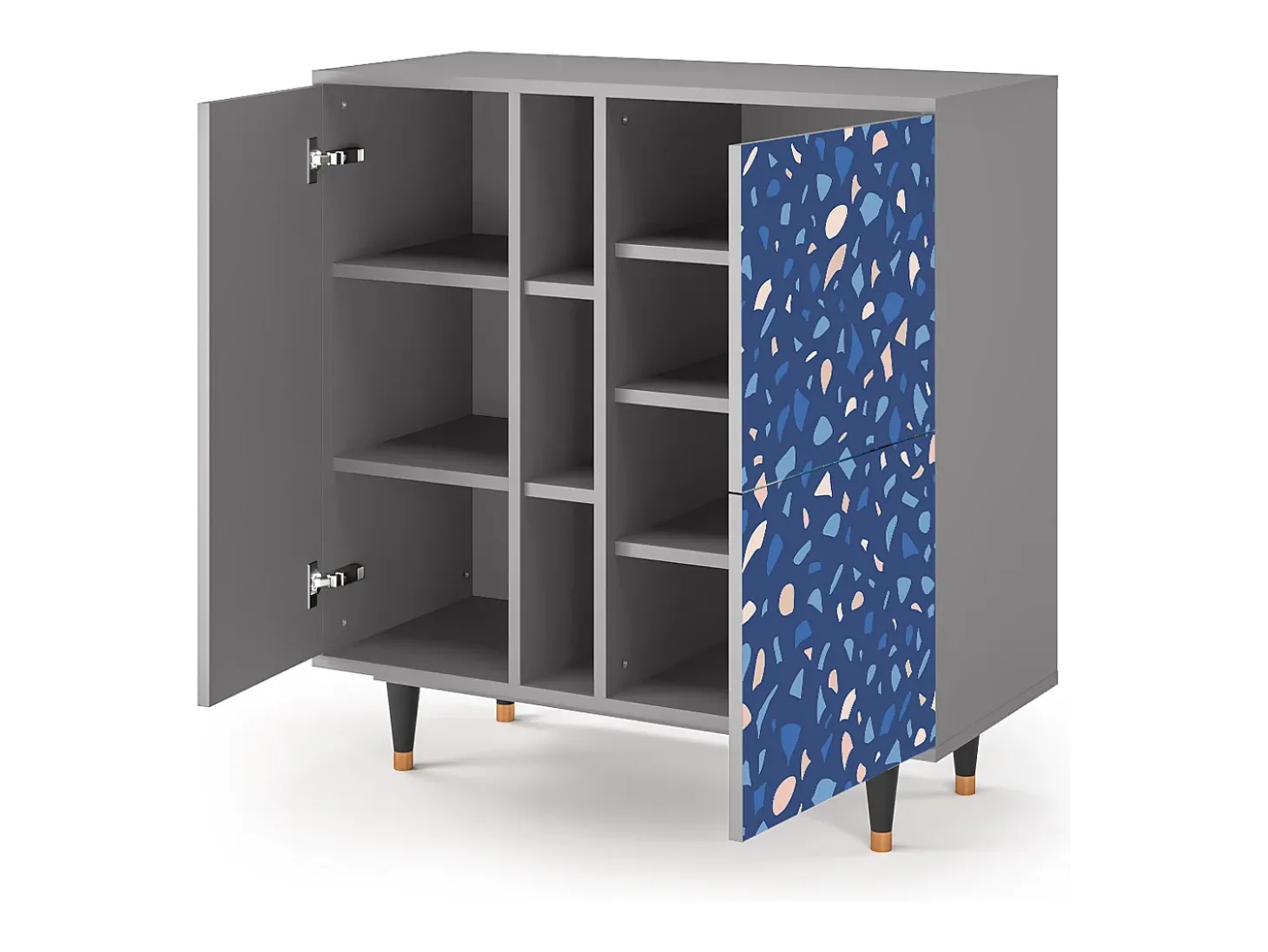 Aparador - 94х96х41 cm - BS5 - Soap Whirpool, Gris