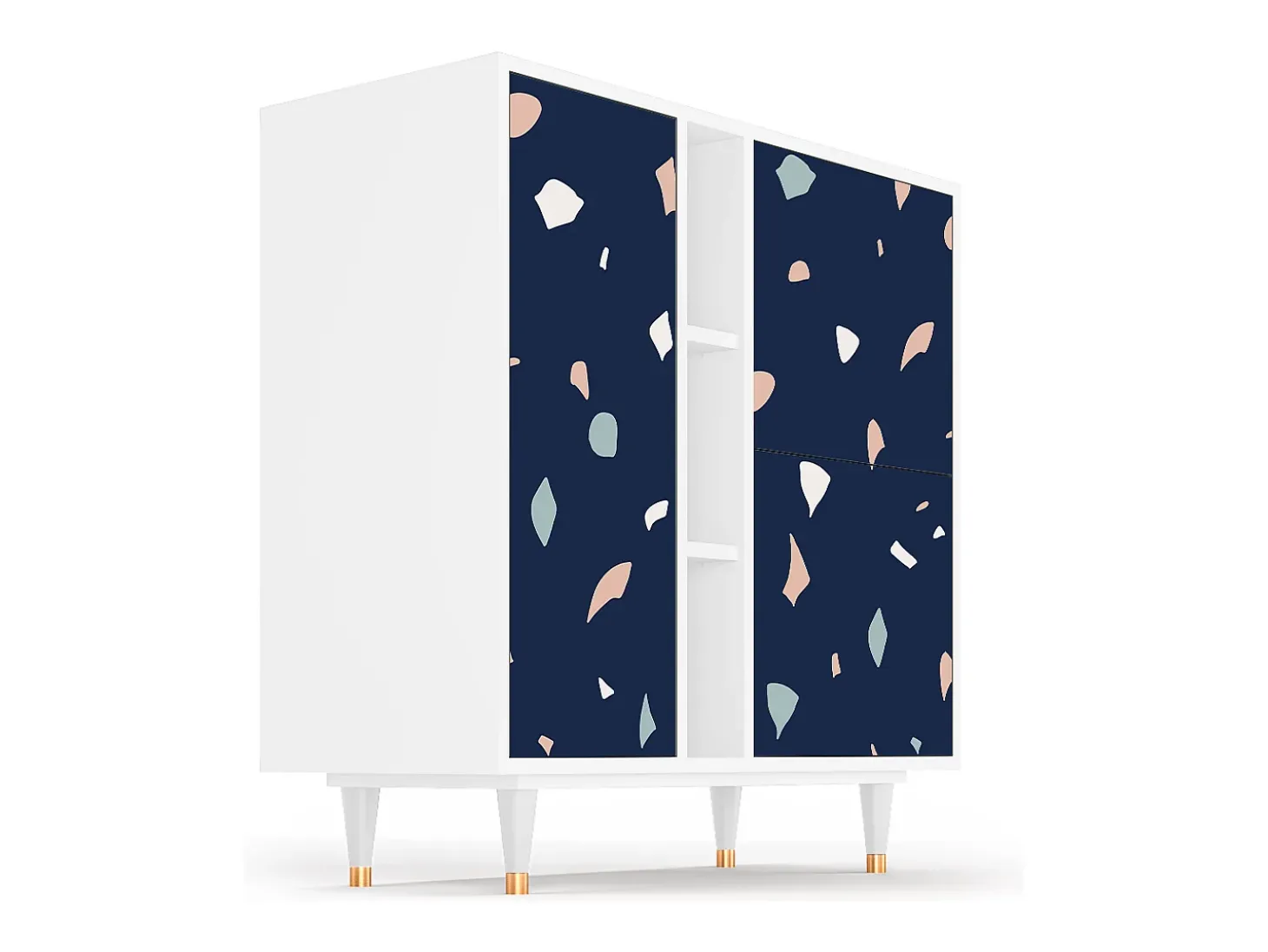 Aparador - 94х96х41 cm - BS5 - Space Satellites, Blanco