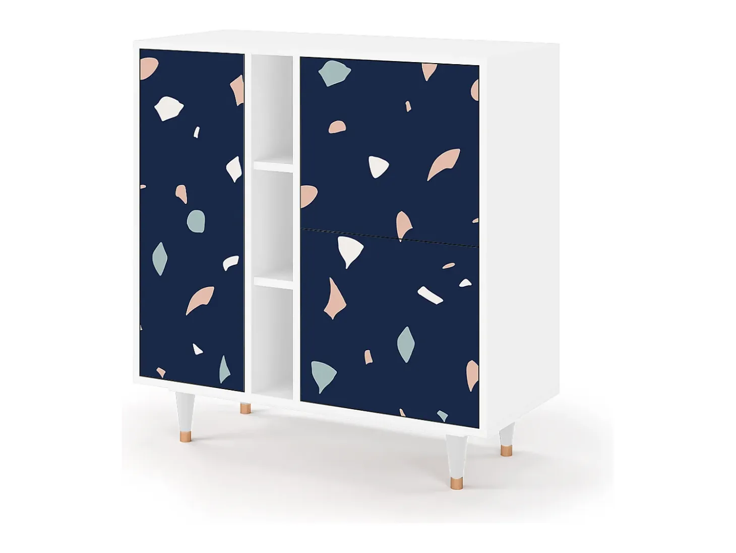 Aparador - 94х96х41 cm - BS5 - Space Satellites, Blanco